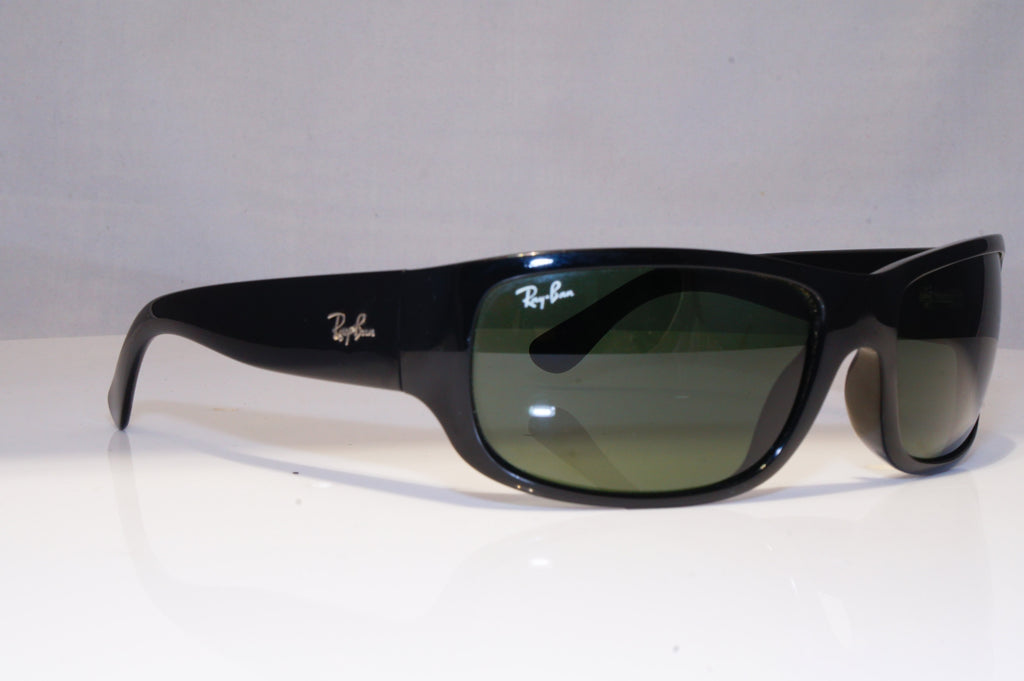 RAY-BAN Mens Designer Sunglasses Black Rectangle PREDATOR RB 4095 601 21407
