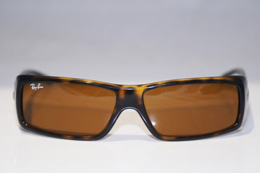 RAY-BAN Vintage Mens Designer Sunglasses Brown Rectangle RB 4094 710 14739