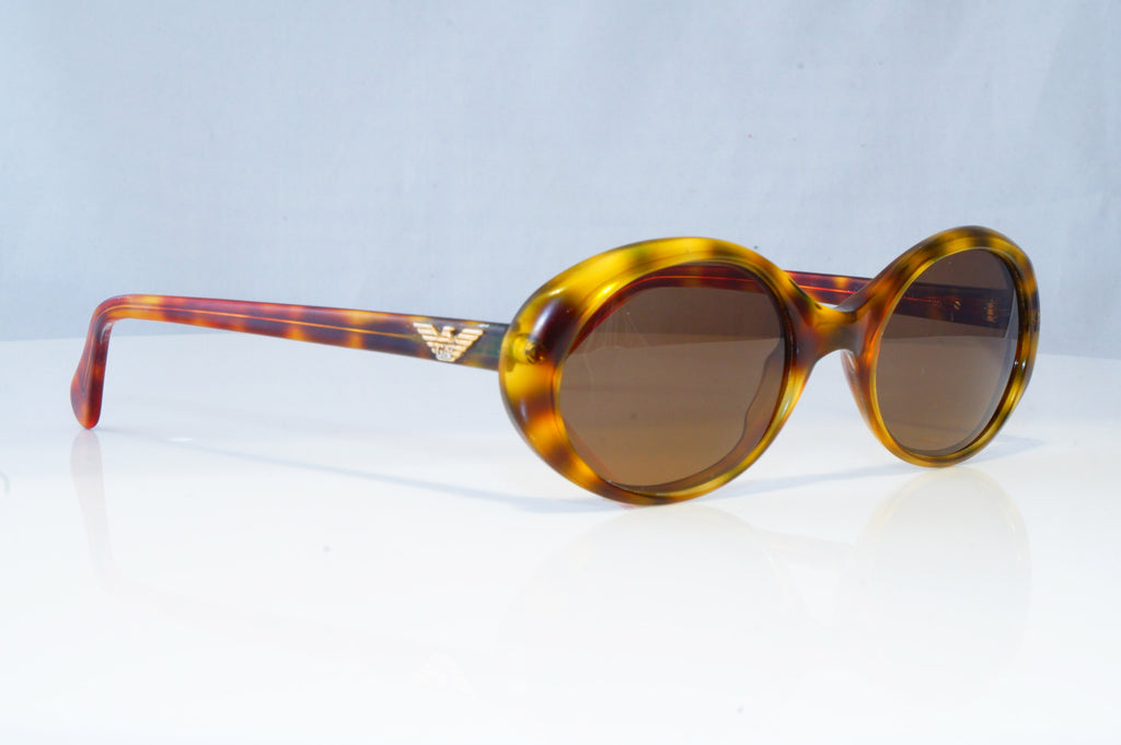 GIORGIO ARMANI Mens Womens Vintage 1990 Designer Sunglasses Oval 541 BRN 10420