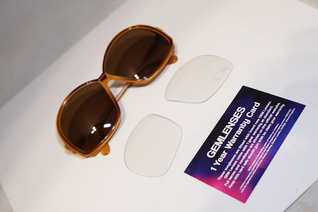 CAZAL 1990 Vintage Womens Designer Sunglasses Brown Square MOD 156 COL173 16071