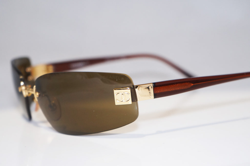 CHANEL Mens Unisex Designer Sunglasses Brown Frameless 4018 C.139/73 14836