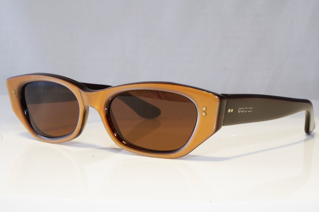 GUCCI Mens Womens Vintage 1990 Designer Sunglasses Brown GG 2418 7HH 19388