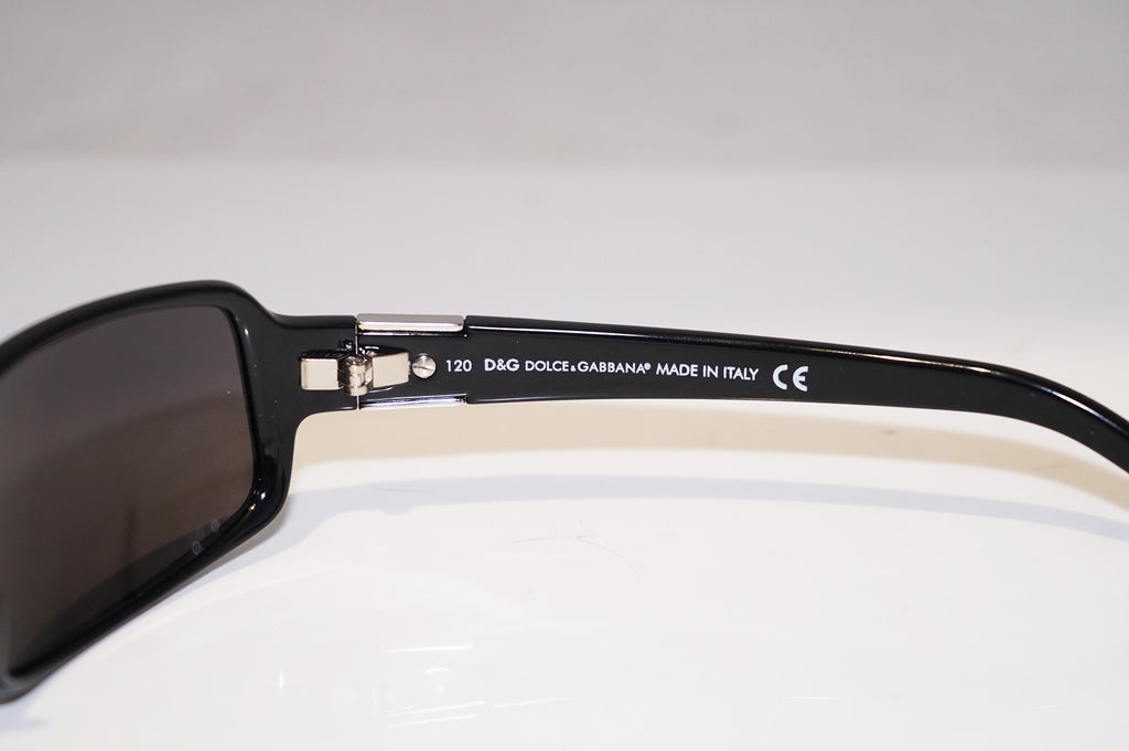 DOLCE & GABBANA Mens Designer Sunglasses Black Wrap D&G 2202 B5 14686