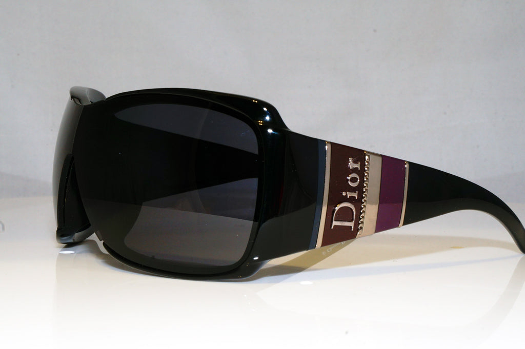 DIOR Womens Designer Sunglasses Black Shield SKI STRIPES 1 SZDJC 17202