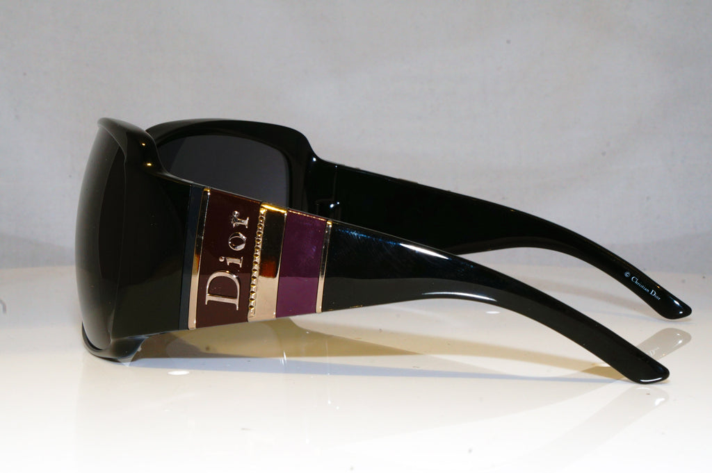 DIOR Womens Designer Sunglasses Black Shield SKI STRIPES 1 SZDJC 17202