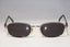 EMPORIO ARMANI 1990 Vintage Mens Designer Sunglasses Silver 112 815 15885
