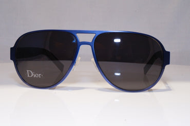 CHRISTIAN DIOR Mens Boxed Sunglasses Blue Pilot NEW HOMME DIOR 0190S IUOY1 21308
