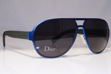 CHRISTIAN DIOR Mens Boxed Sunglasses Blue Pilot NEW HOMME DIOR 0190S IUOY1 21308