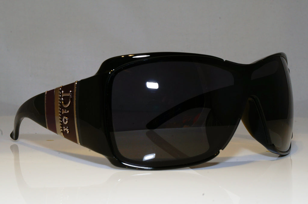 DIOR Womens Designer Sunglasses Black Shield SKI STRIPES 1 SZDJC 17202