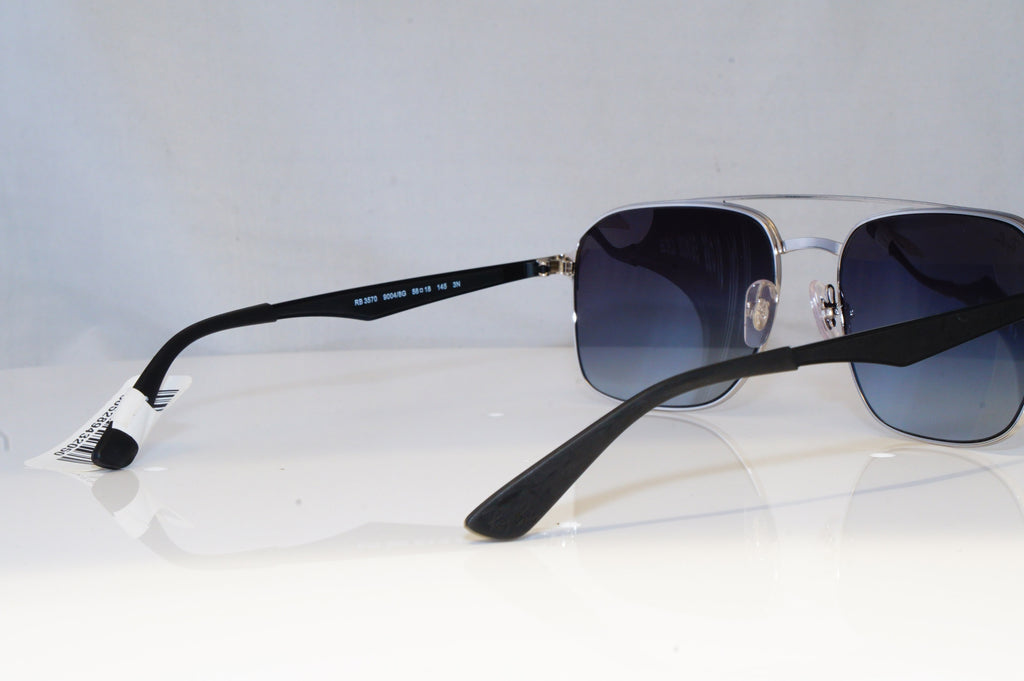 RAY-BAN Mens Designer Sunglasses Black Square RB 3570 9004/8G 19613