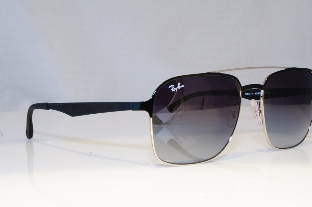 RAY-BAN Mens Designer Sunglasses Black Square RB 3570 9004/8G 19613