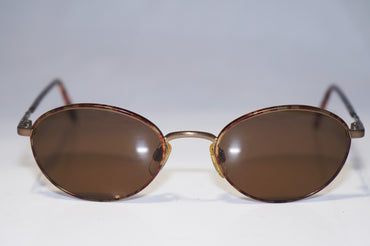 EMPORIO ARMANI 1990 Vintage Mens Designer Sunglasses Brown Round 069 1048 16023