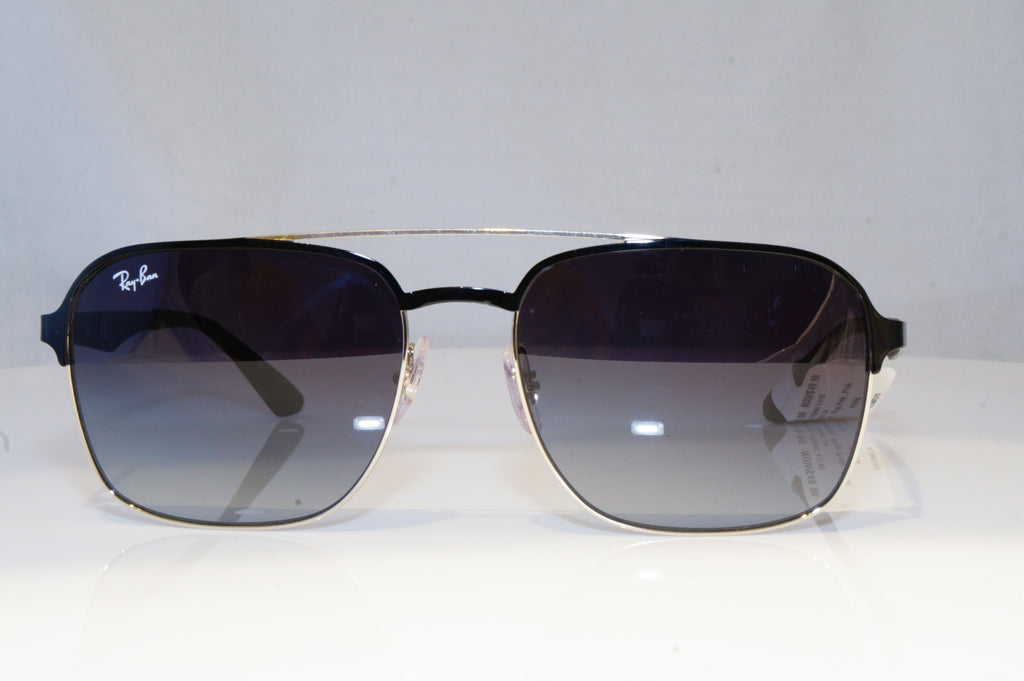 RAY-BAN Mens Designer Sunglasses Black Square RB 3570 9004/8G 19613