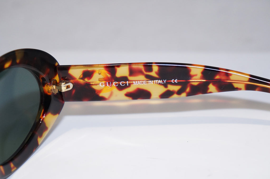 GUCCI 1990 Vintage Womens Designer Sunglasses Brown Oval GG 2400 02Y 14678