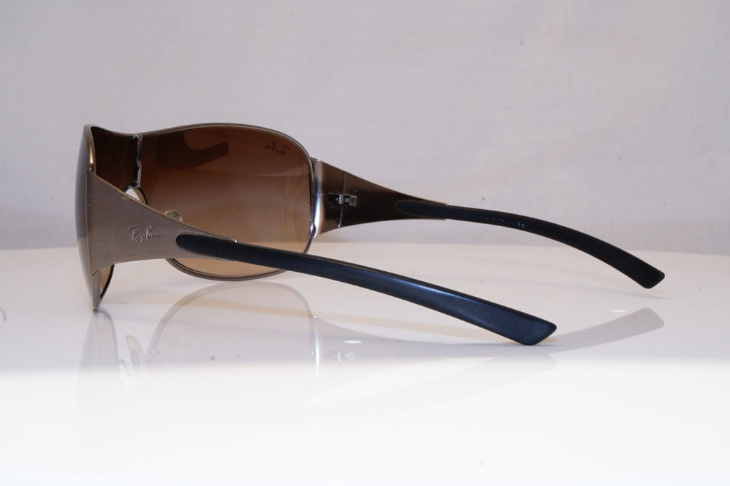 RAY-BAN Mens Designer Sunglasses Silver Shield RB 3392 004/13 18515