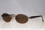 EMPORIO ARMANI 1990 Vintage Mens Designer Sunglasses Brown Round 106 1113 16012
