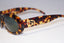 GUCCI 1990 Vintage Womens Designer Sunglasses Brown Oval GG 2400 02Y 14678