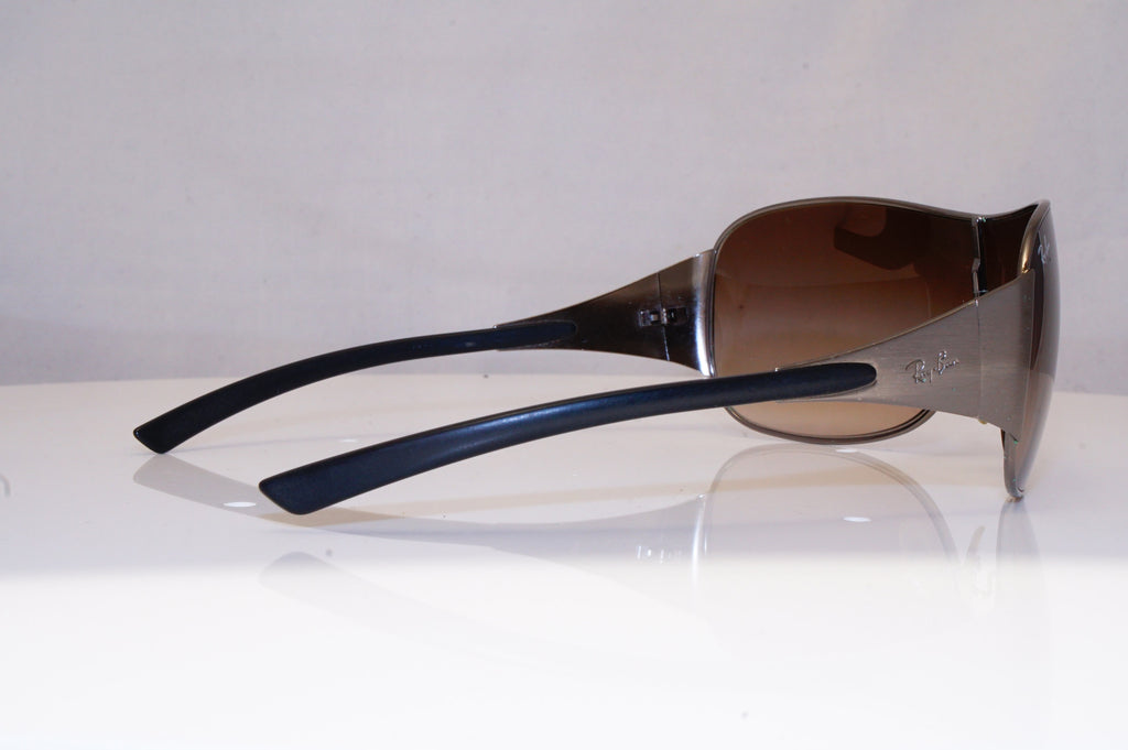RAY-BAN Mens Designer Sunglasses Silver Shield RB 3392 004/13 18515