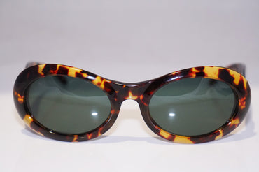 GUCCI 1990 Vintage Womens Designer Sunglasses Brown Oval GG 2400 02Y 14678