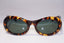 GUCCI 1990 Vintage Womens Designer Sunglasses Brown Oval GG 2400 02Y 14678