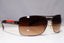PRADA Mens Designer Sunglasses Brown Rectangle SPS 54I 5AV-6S1 22075