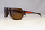 PRADA Mens Designer Sunglasses Brown Square SPS 06L 7Y2-6S1 12113