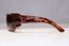 RAY-BAN Womens Polarized Designer Sunglasses Brown Wrap RB 4068 642/57 21326
