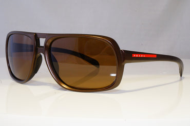 PRADA Mens Designer Sunglasses Brown Square SPS 06L 7Y2-6S1 12113