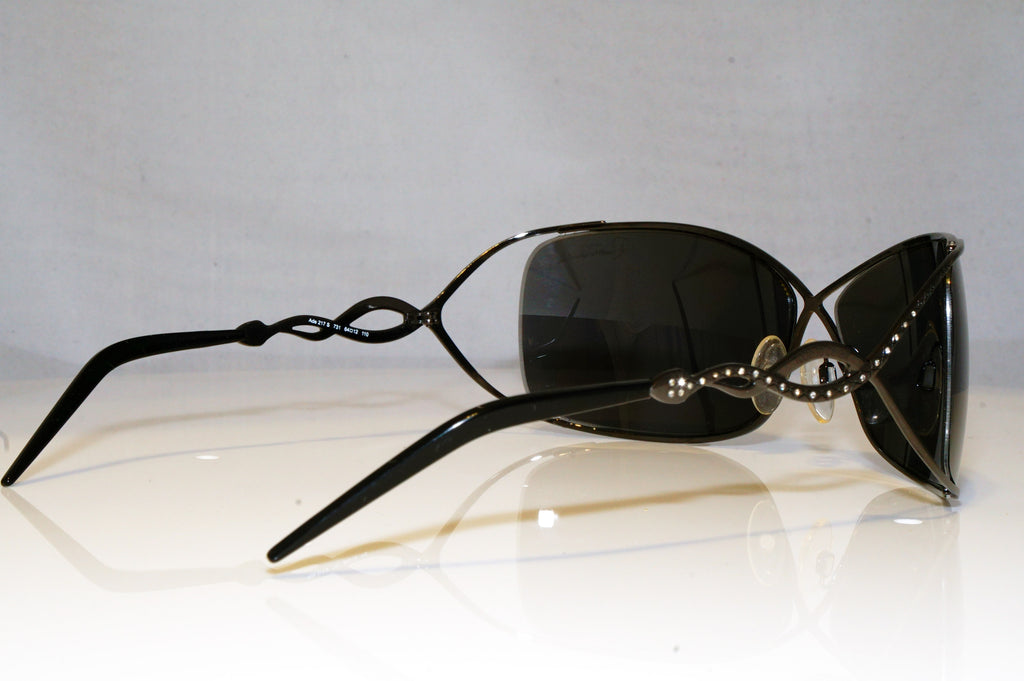 ROBERTO CAVALLI Womens Diamante Designer Sunglasses Black Wrap 217 S 731 16733