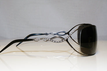 ROBERTO CAVALLI Womens Diamante Designer Sunglasses Black Wrap 217 S 731 16733