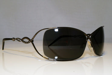 ROBERTO CAVALLI Womens Diamante Designer Sunglasses Black Wrap 217 S 731 16733