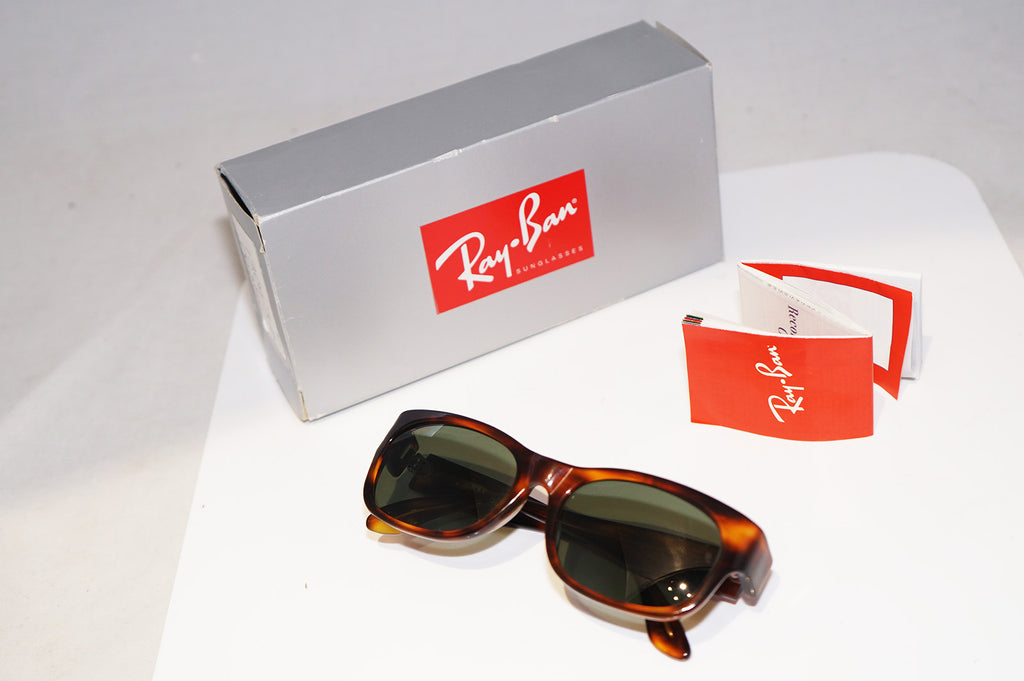 RAY-BAN 1990 Vintage Mens Designer Sunglasses Brown Rectangle W2983 POAW 14853