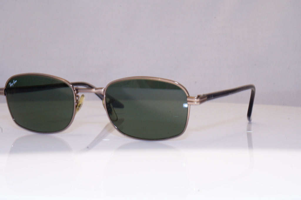 RAY-BAN Mens Vintage 1990 Designer Sunglasses Silver Rectangle W2839 SLV 18552