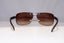 PRADA Mens Designer Sunglasses Brown Rectangle SPS 54I 5AV-6S1 22078