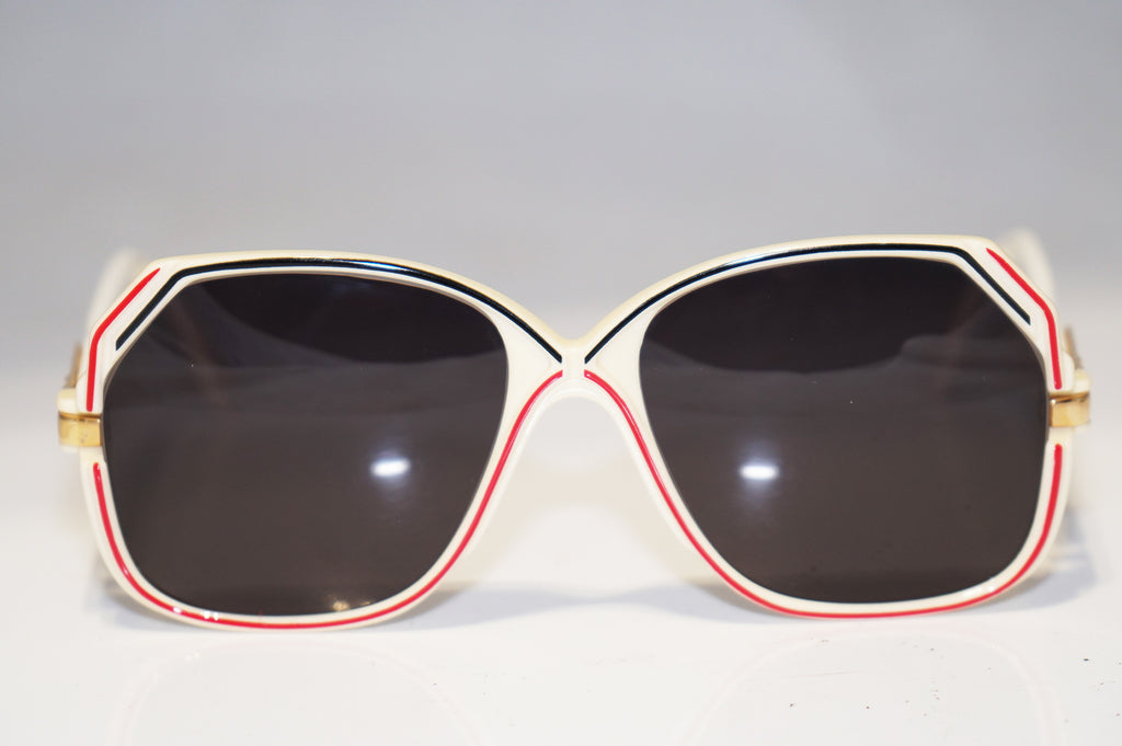 CAZAL 1990 Vintage Mens Womens Designer Sunglasses White Square 130 OOX 15998