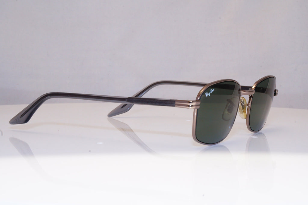 RAY-BAN Mens Vintage 1990 Designer Sunglasses Silver Rectangle W2839 SLV 18552