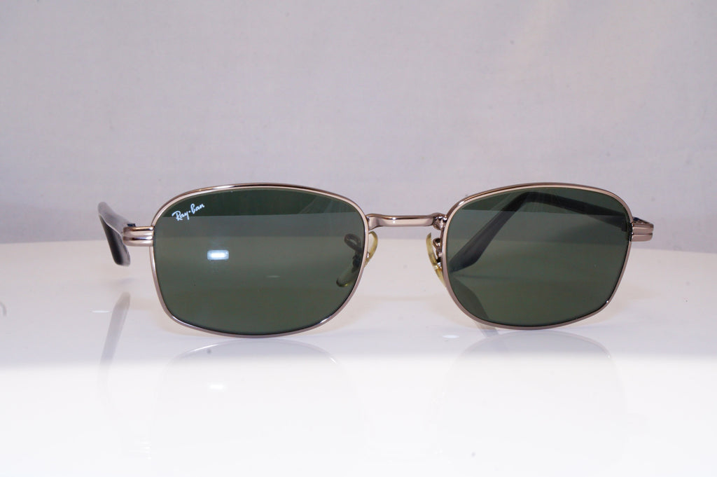 RAY-BAN Mens Vintage 1990 Designer Sunglasses Silver Rectangle W2839 SLV 18552