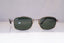 RAY-BAN Mens Vintage 1990 Designer Sunglasses Silver Rectangle W2839 SLV 18552