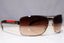 PRADA Mens Designer Sunglasses Brown Rectangle SPS 54I 5AV-6S1 22078
