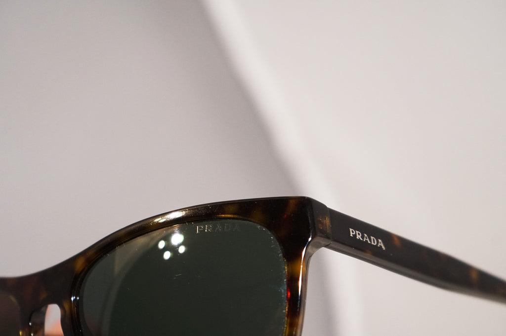 PRADA Mens Unisex Designer Sunglasses Brown Square SPR 14R 2AU-3O1 14829