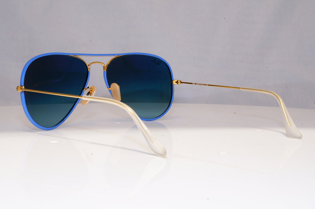 RAY-BAN Mens Sunglasses Blue Pilot AVIATOR FULL COLOR GOLD RB 3025 001/4M 21399