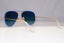 RAY-BAN Mens Sunglasses Blue Pilot AVIATOR FULL COLOR GOLD RB 3025 001/4M 21399