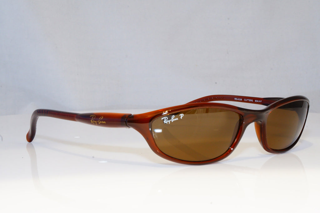 RAY-BAN Mens Polarized Vintage Designer Sunglasses CUTTERS RB 4028 604/47 19597