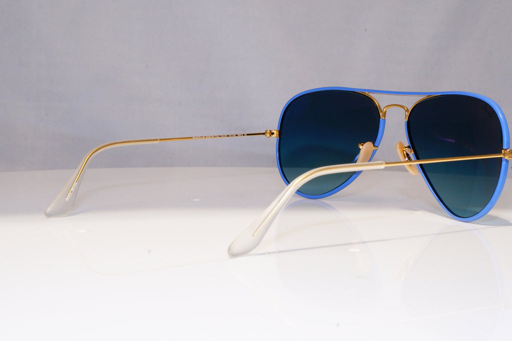 RAY-BAN Mens Sunglasses Blue Pilot AVIATOR FULL COLOR GOLD RB 3025 001/4M 21399
