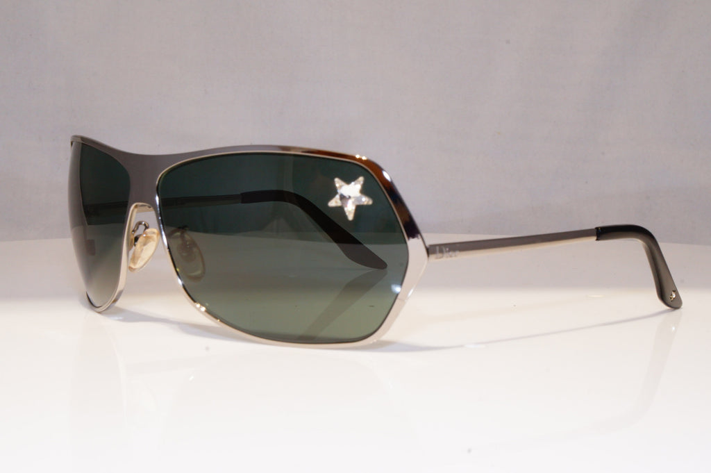 CHRISTIAN DIOR Womens Vintage Sunglasses Silver STAR DIOR SECRET 2 6LB95 21317