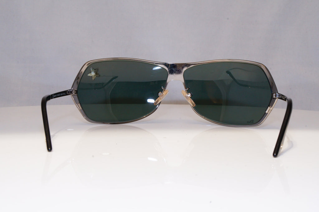 CHRISTIAN DIOR Womens Vintage Sunglasses Silver STAR DIOR SECRET 2 6LB95 21317