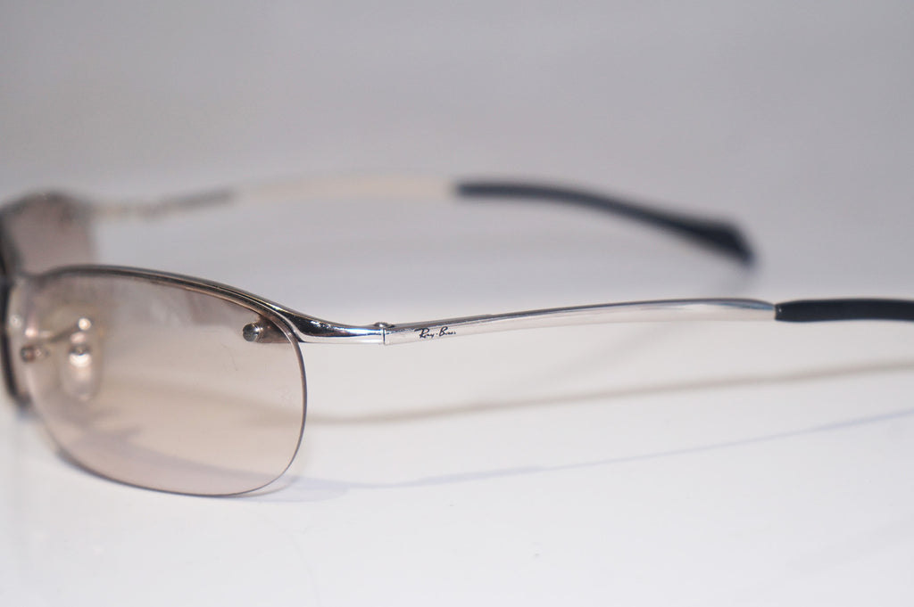RAY-BAN Vintage Mens Designer Sunglasses Silver Top Bar RB 3186 003/8Z 14765