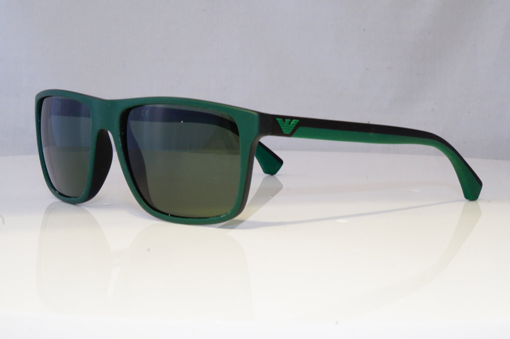 EMPORIO ARMANI Mens Designer Sunglasses Green Square EZ 4033 5232/71 18448