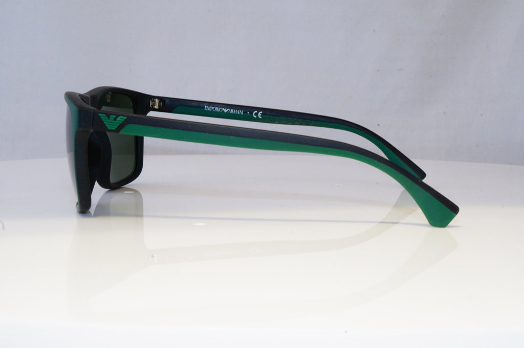 EMPORIO ARMANI Mens Designer Sunglasses Green Square EZ 4033 5232/71 18448