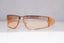 VERSUS Mens Vintage 1990 Designer Sunglasses Brown Wrap L60 26M/293 18502